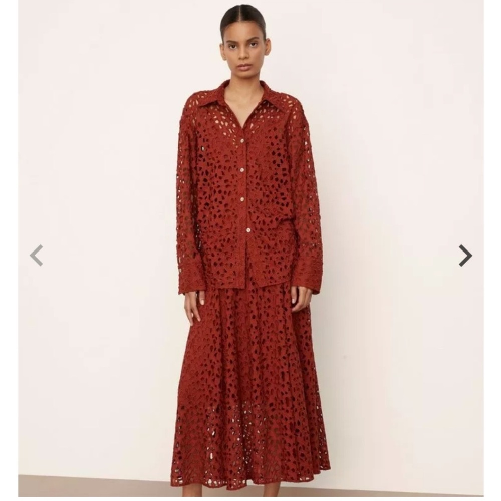 Vince Sculpted Long Sleeve Blouse